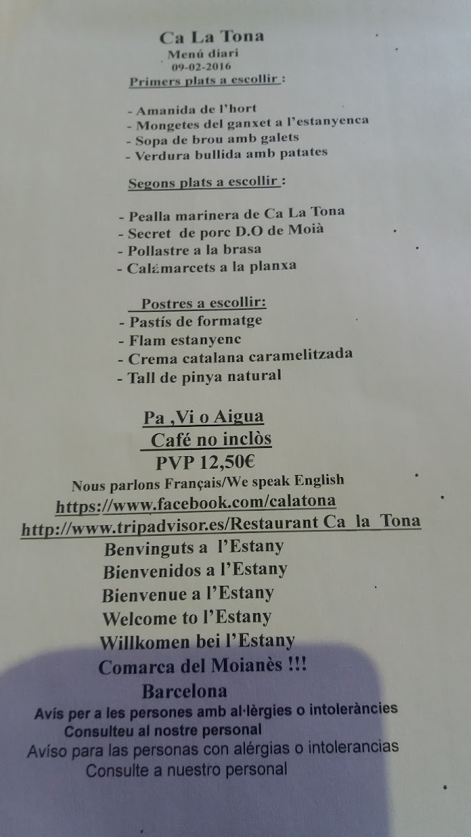 Menu Ca La Tona-10