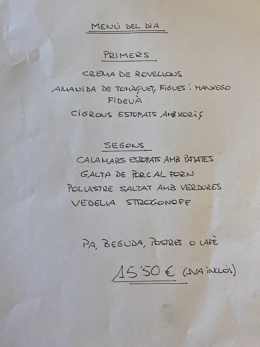 Menu Ca La Tona-8